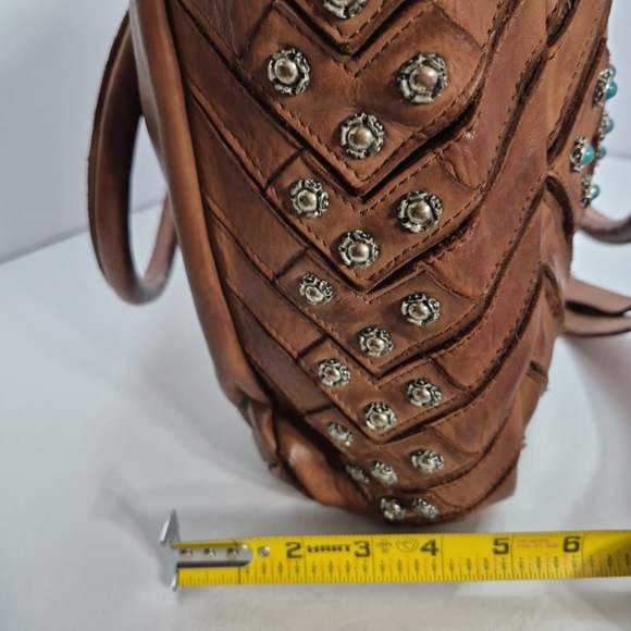 Kompanero Leather Bag Crossbody Sling Purse Large Western Wear - Picture 11 of 16